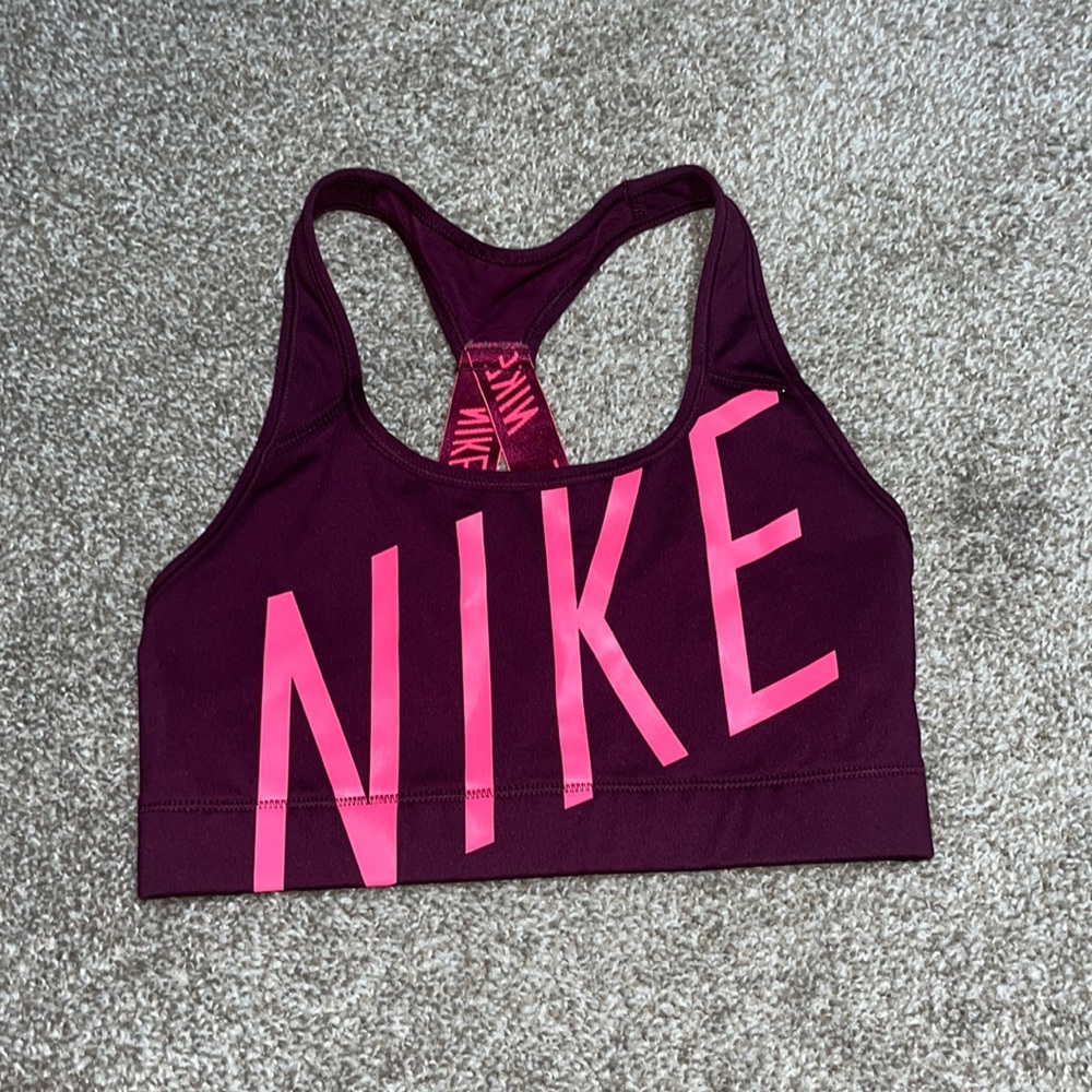 Nike purple/pink sports bra